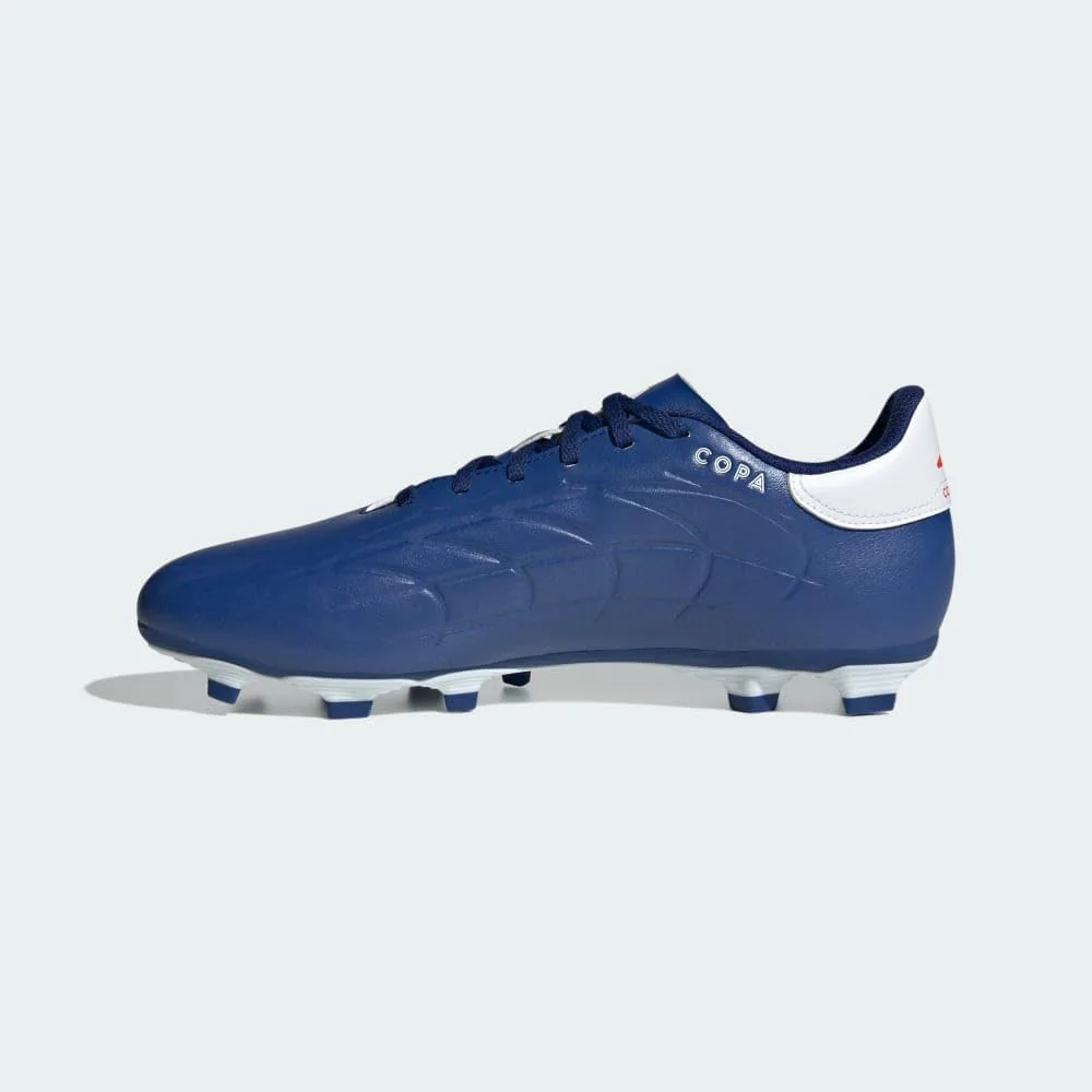 Мужские футбольные бутсы Adidas Copa Pure 2.4 FxG для твердого грунта - синие, синий/белый/красный — фото 4