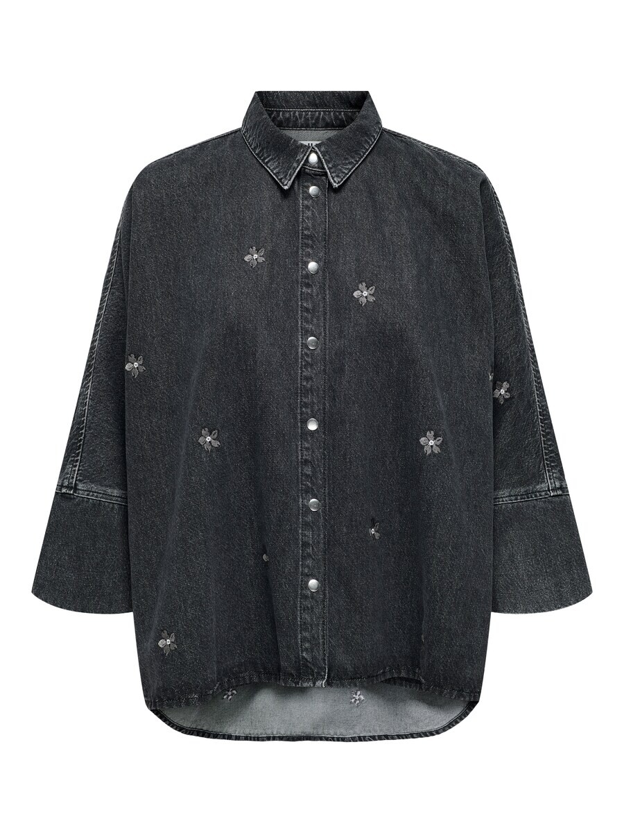 

Блузка с коротким рукавом ONLY Blouse ONLGrace, черный деним