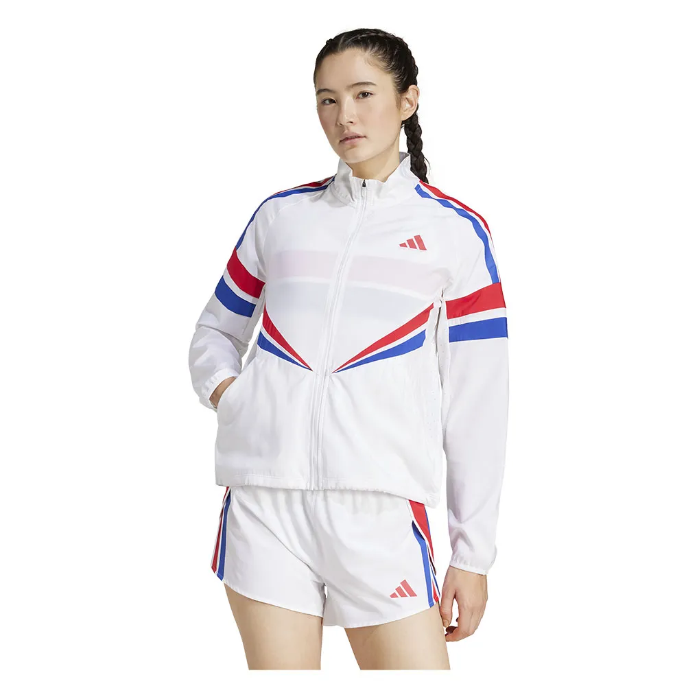 

Куртка спортивная adidas Adizero Retro, белый