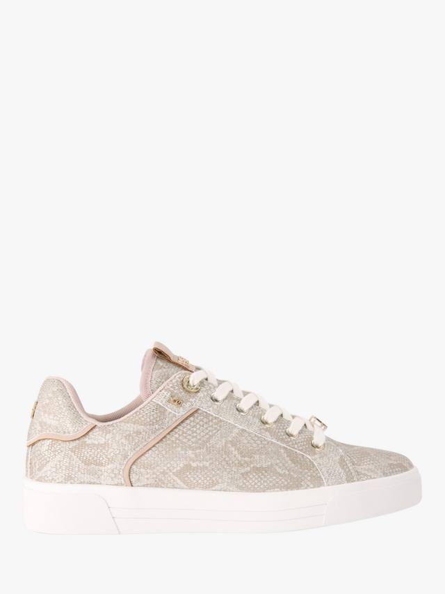 Кроссовки lillian со змеиным принтом KG Kurt Geiger, цвет Taupe/Multi