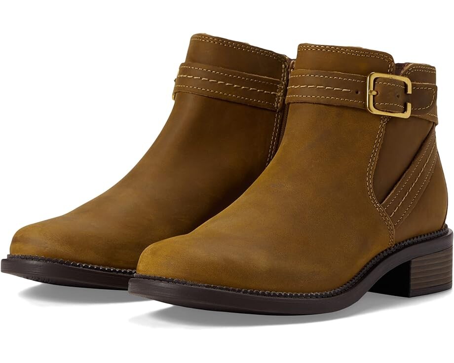 

Ботинки Clarks Maye Strap, цвет Dark Tan Leather