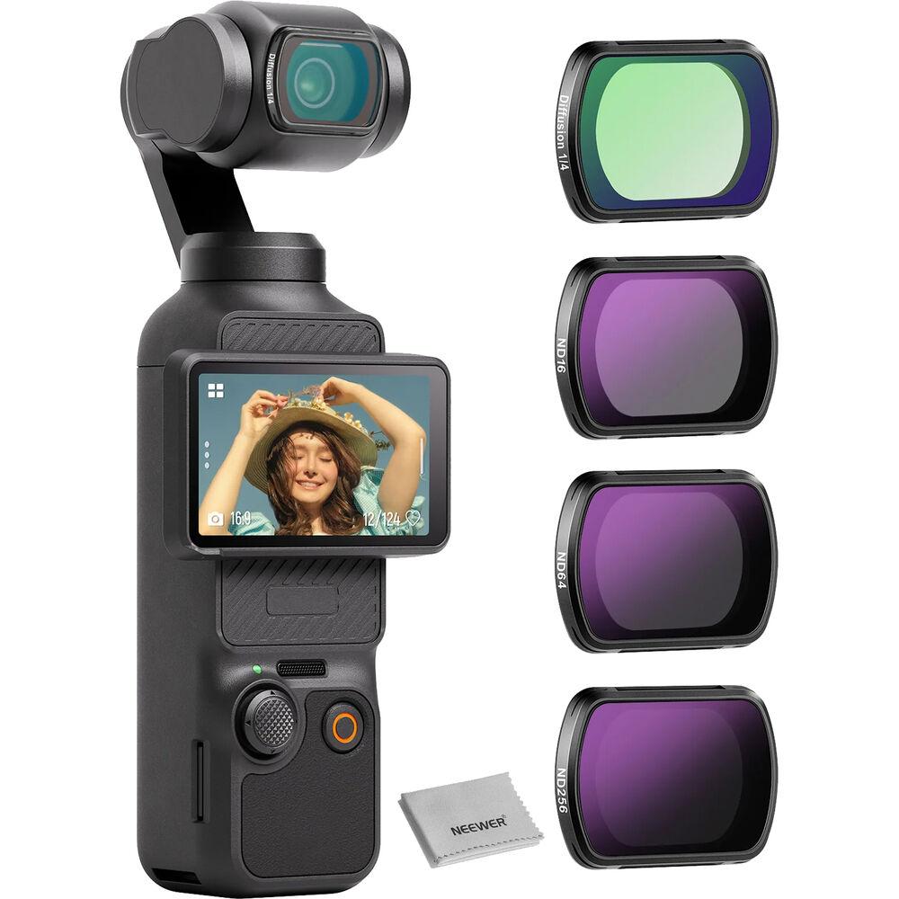 

Фильтр для экшн-камер Neewer ND Filter Kit for DJI OSMO Pocket 3 (4-Pack) 66604911
