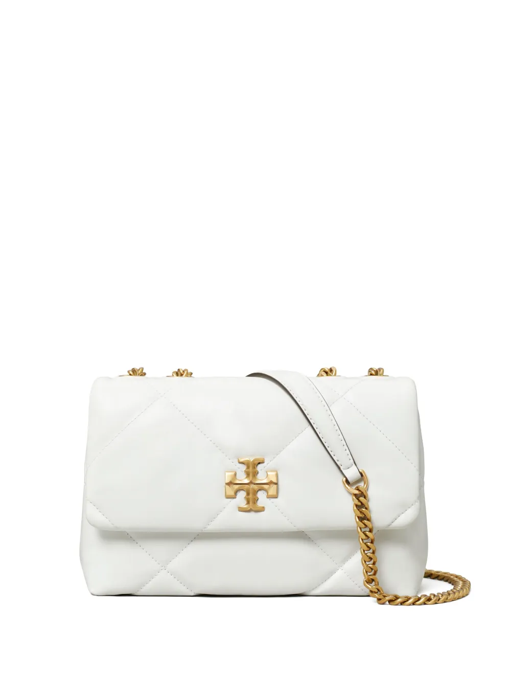 

Маленькая стеганая сумка на плечо Kira Tory Burch, белый