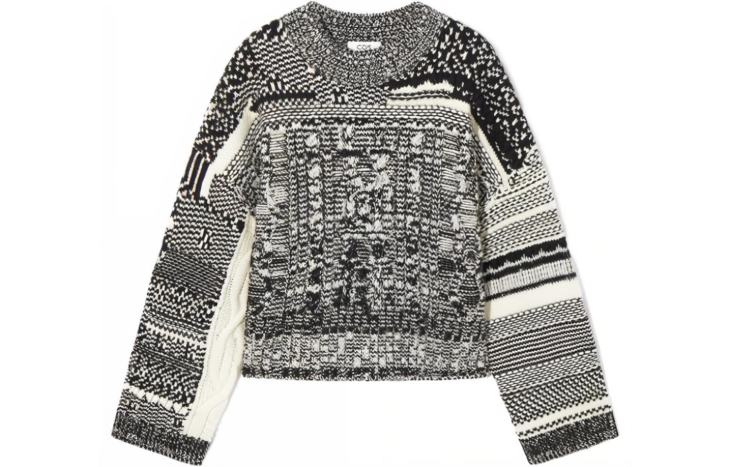 

Свитер женский черный/белый Cos