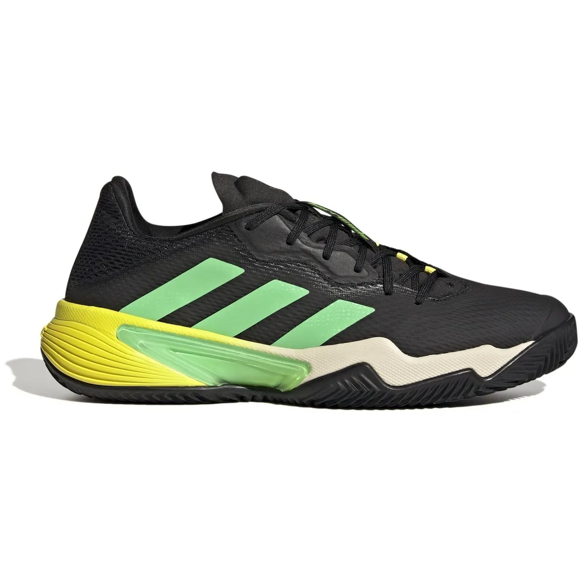 

Adidas BARRICADE CLAY 23 Мужские теннисные кроссовки, черный/зеленый