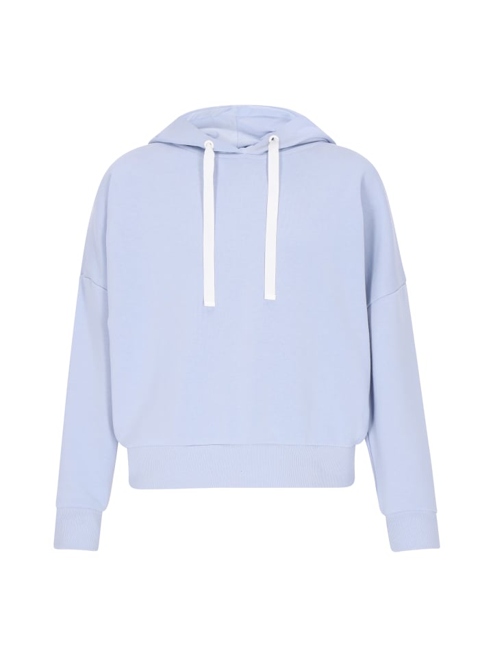 

Женская толстовка с капюшоном светло-голубого цвета myMo