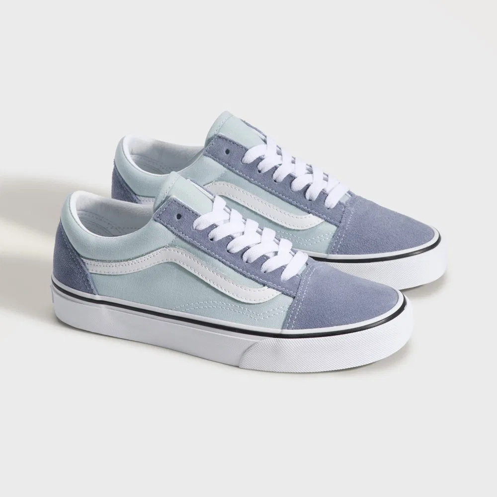 Мужские низкие кеды Vans Old Skool (двухцветные), синие