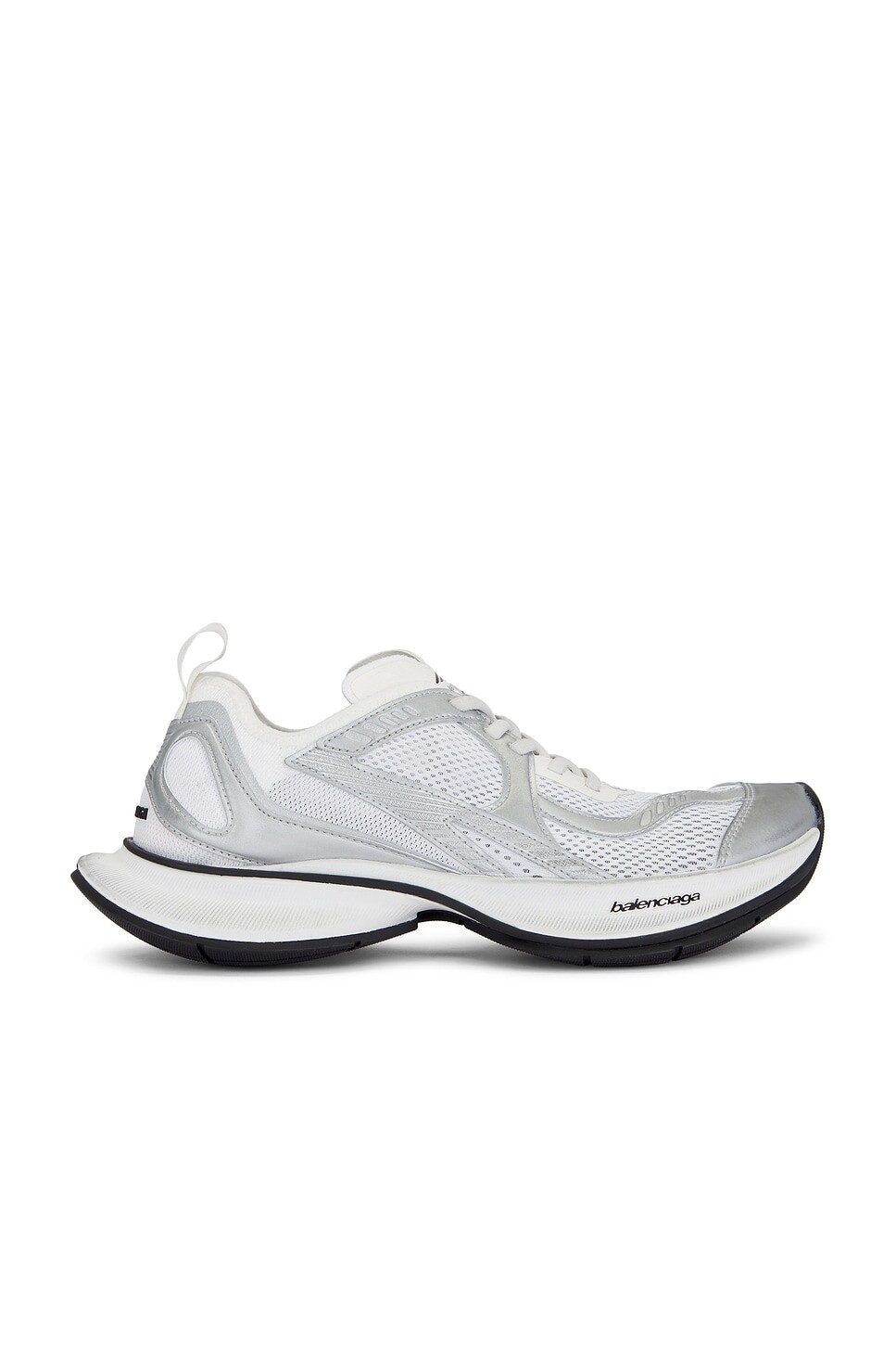 

Кроссовки с контуром Balenciaga, цвет White & Silver