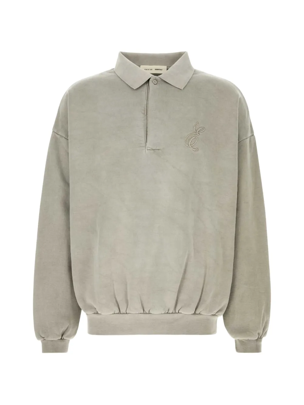 

Поло с логотипом Fear Of God Essentials, бежевый