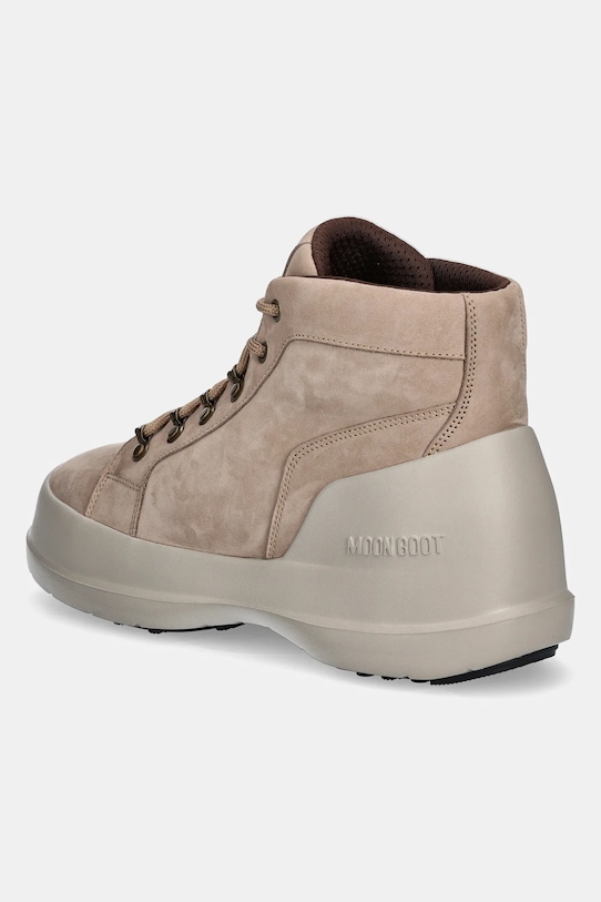Походные ботинки MB LUNA TREK MID NUBUCK из нубука Moon Boot, бежевый — фото 3