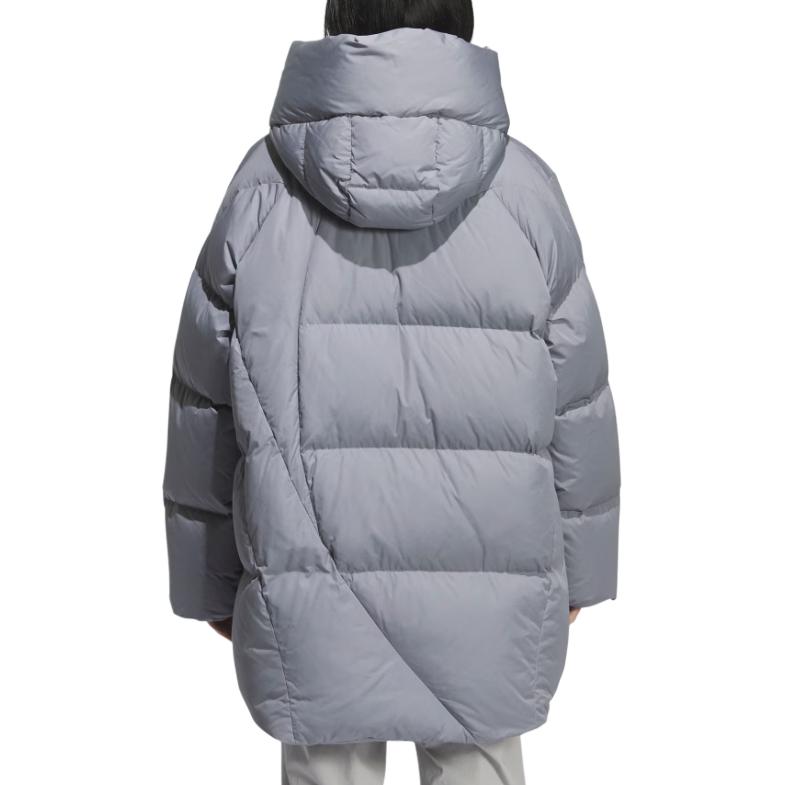 Куртка FOS FW25 Down женская Adidas, светло-серый — фото 3