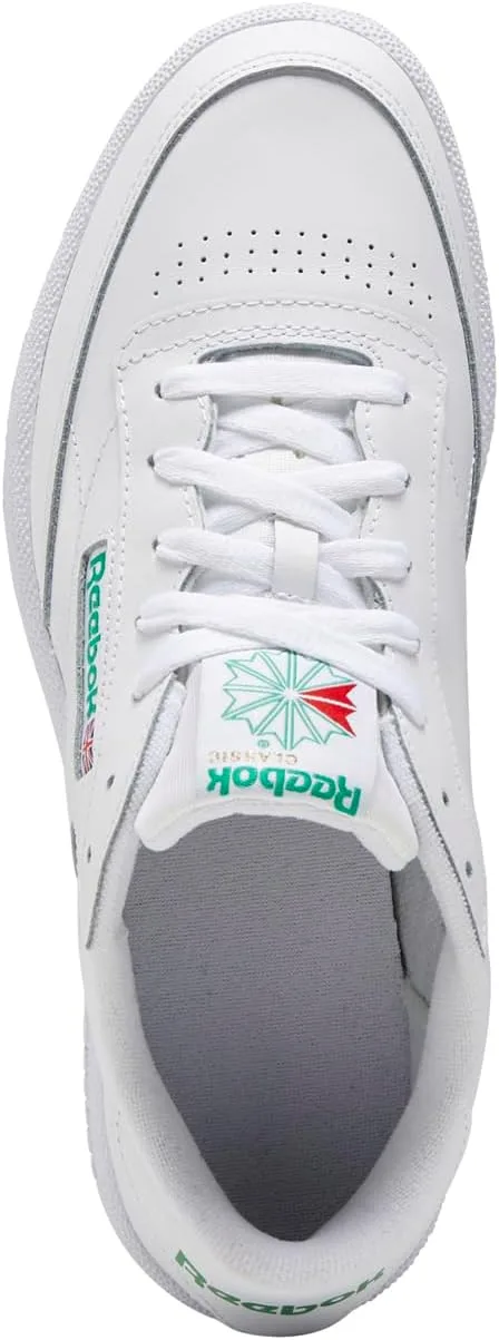 Мужские кроссовки Reebok Club C 85, белый/зеленый — фото 3