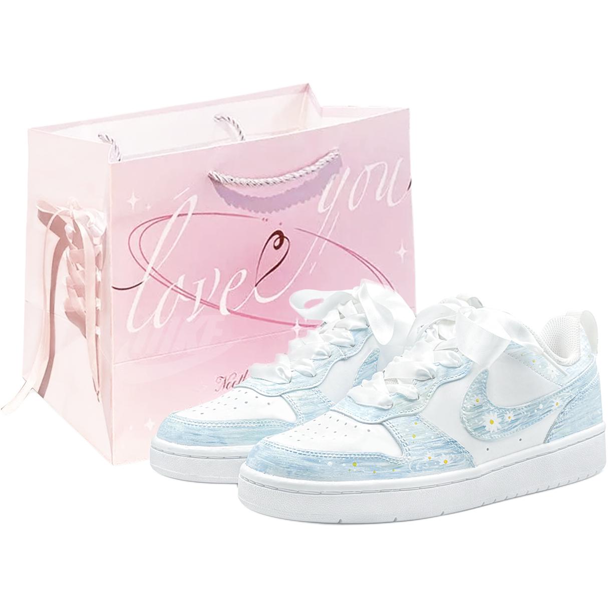 

Низкие противоскользящие кроссовки для скейтбординга Low 2 для детей и подростков Nike, синий