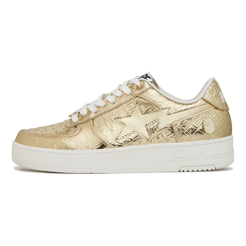 

Низкие повседневные туфли для мужчин A BATHING APE, Gold Gdx