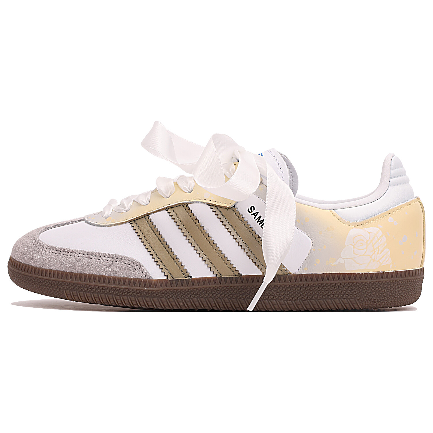 

Кроссовки adidas originals SAMBA OG Skateboarding Shoes Unisex Low-top Yellow/White, цвет White/Varsity Maize