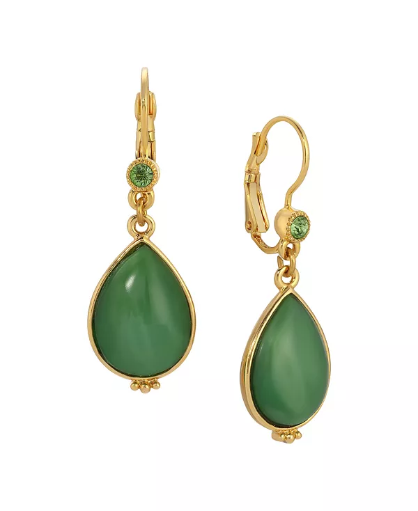 

Серьги-Капли из зеленого лунного камня 2028, green
