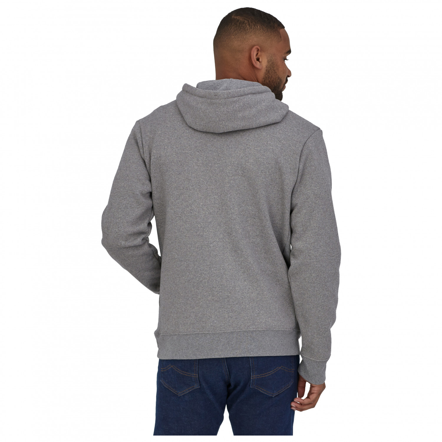 Толстовка с капюшоном Patagonia P 6 Logo Uprisal Hoody, цвет New Navy — фото 4