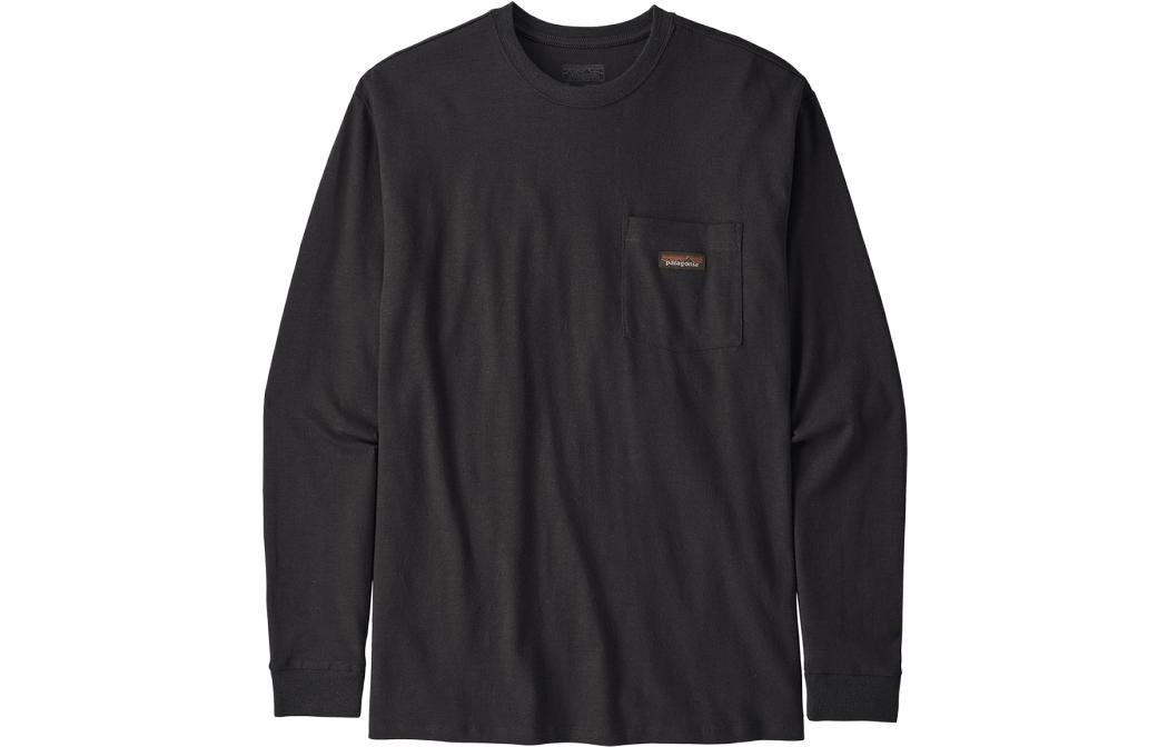 

Мужская футболка с длинными рукавами Patagonia, черный