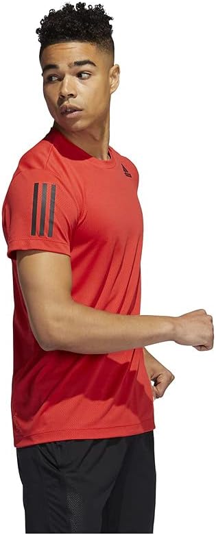 Мужская футболка с коротким рукавом Adidas HEAT. RDY Warrior BJ569, технология быстрого высыхания и охлаждения, красный