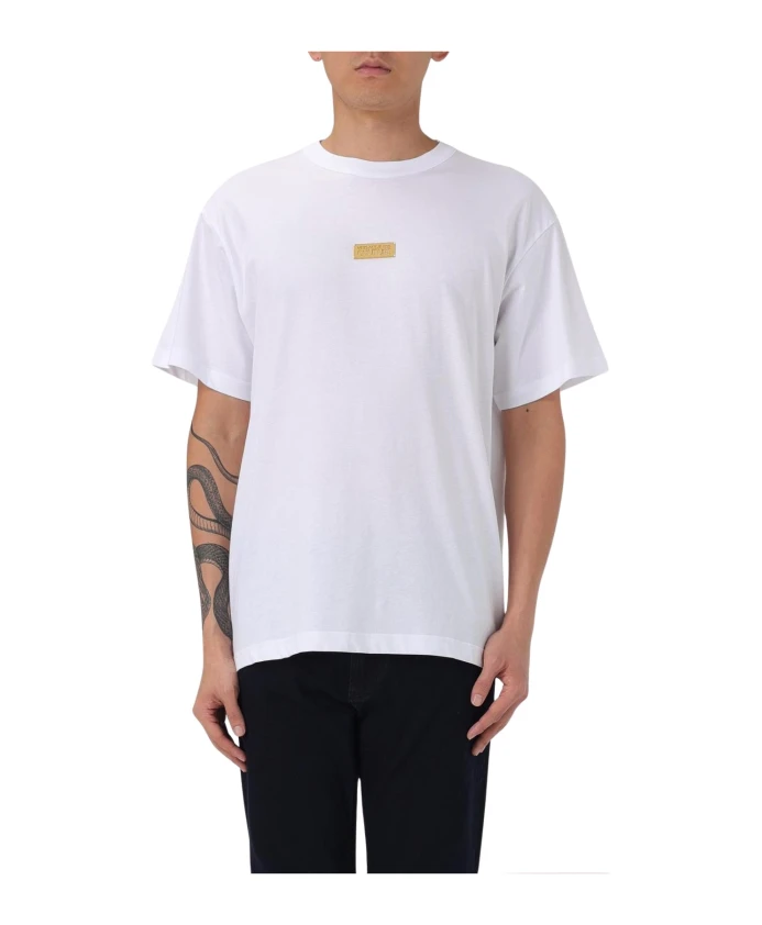 

Мини-Футболка с коротким рукавом и логотипом Versace Jeans Couture, белый