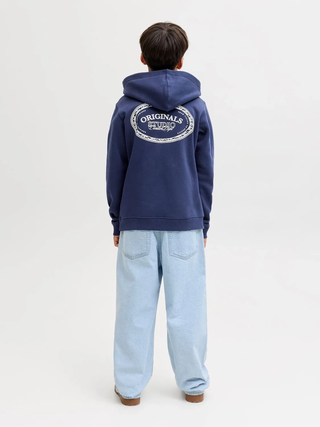 Капюшонный свитер океанская пещера JACK & JONES Junior, ocean cavern — фото 4