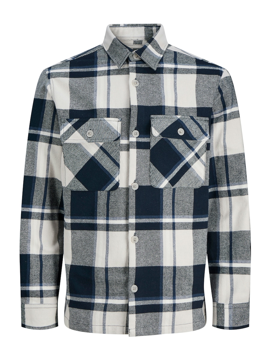 

Рубашка на пуговицах классического кроя Jack & Jones Premium JPRRAYLE, темно-синий