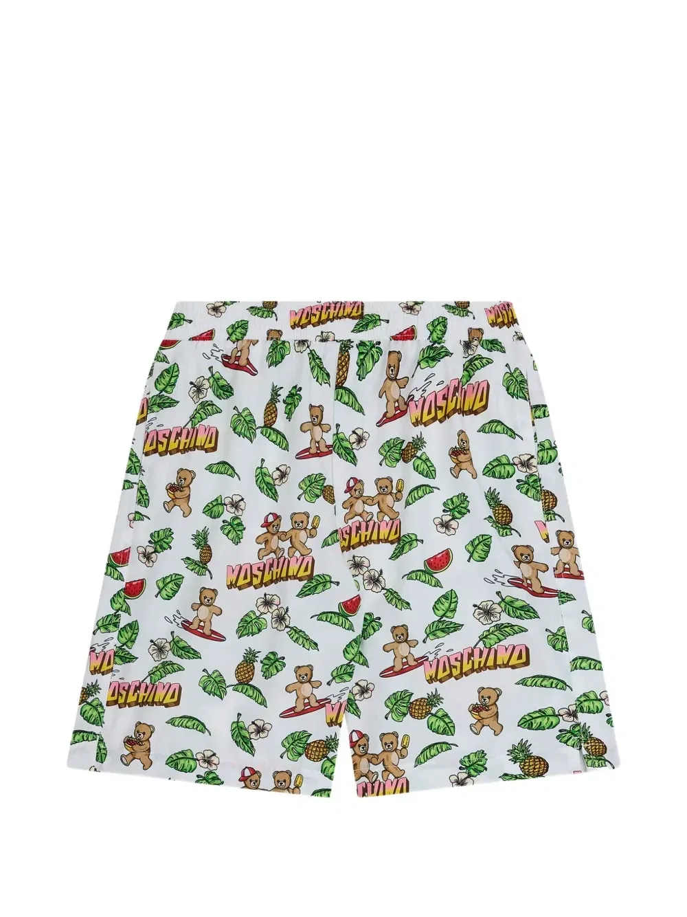 Плавки с графичным узором Moschino Kids, белый