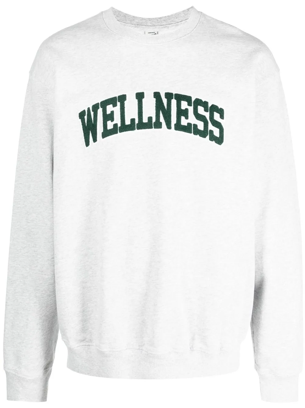 

Толстовка с принтом Wellness Sporty & Rich, серый