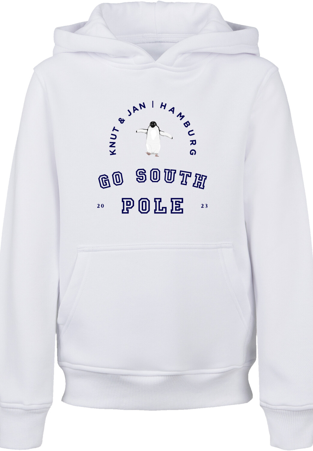 

Пуловер F4NT4STIC Hoodie Pinguin Knut & Jan Hamburg, белый