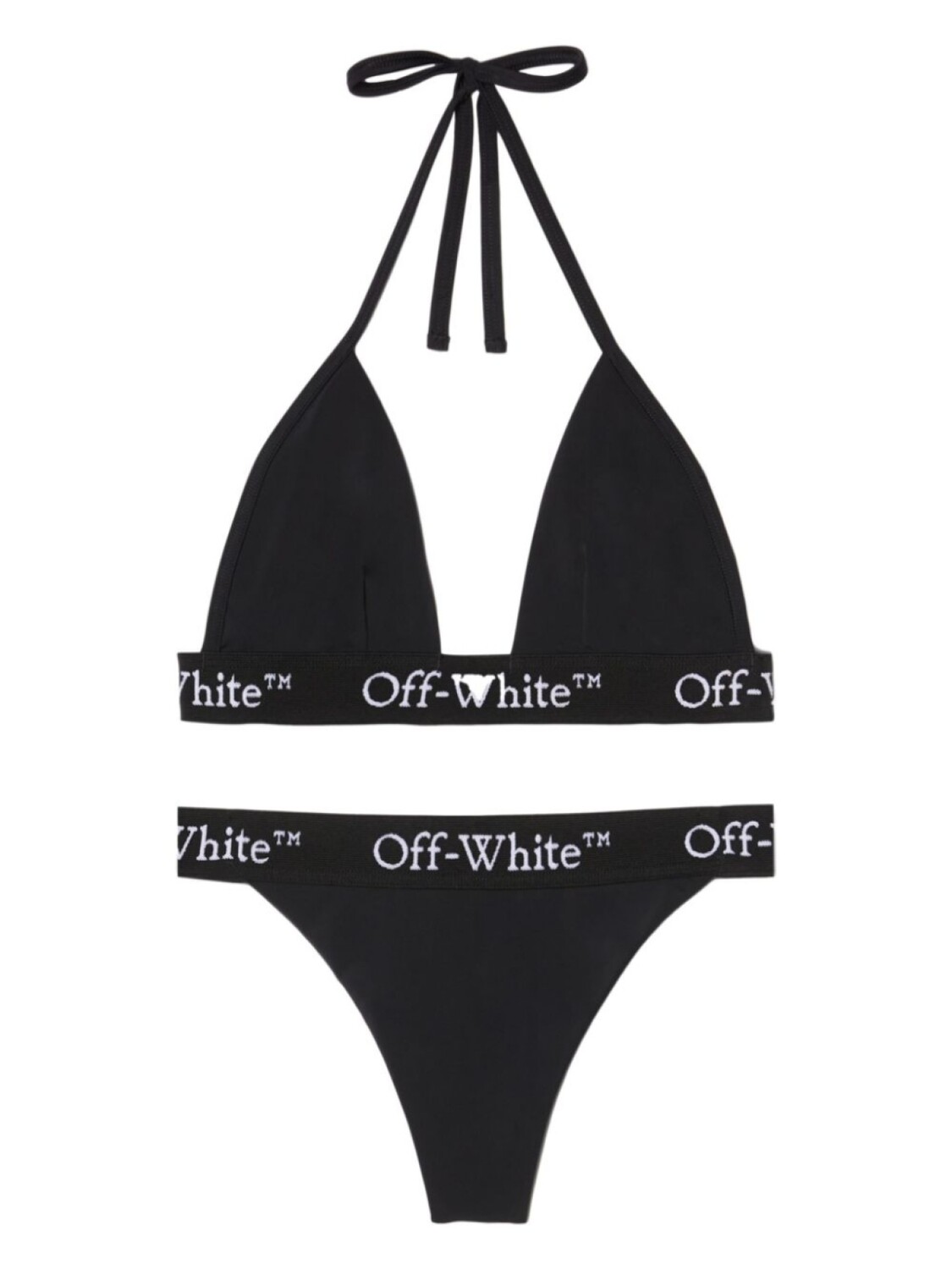 

Off-White бикини с логотипом, черный