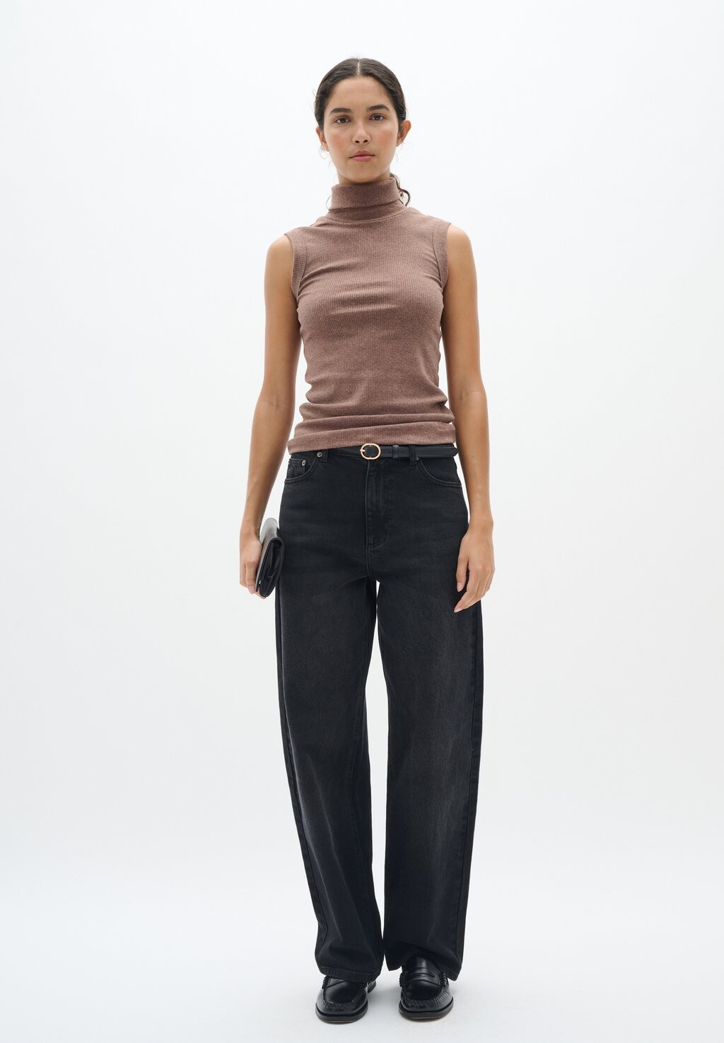 

Топ DAGNA MELANGE ROLLNECK InWear, коричневый