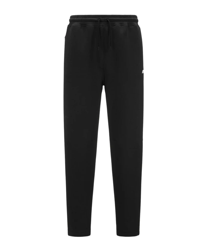 

Черные спортивные брюки с ребристой отделкой по низу K-Way, черный