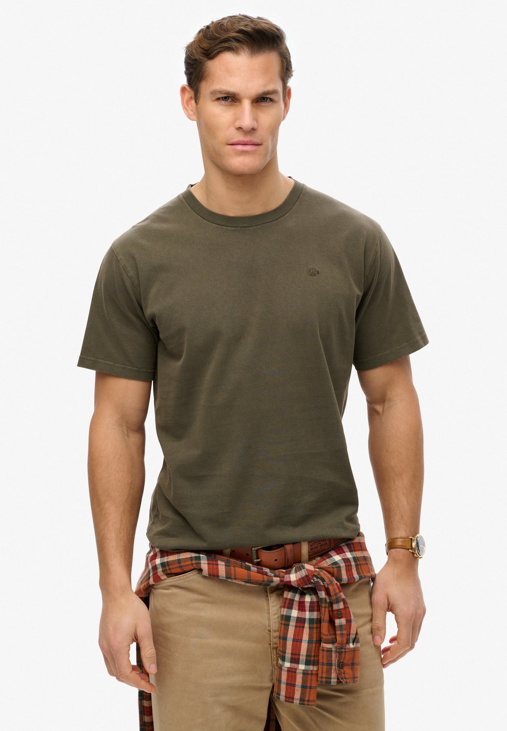 

Базовая футболка Superdry, хаки