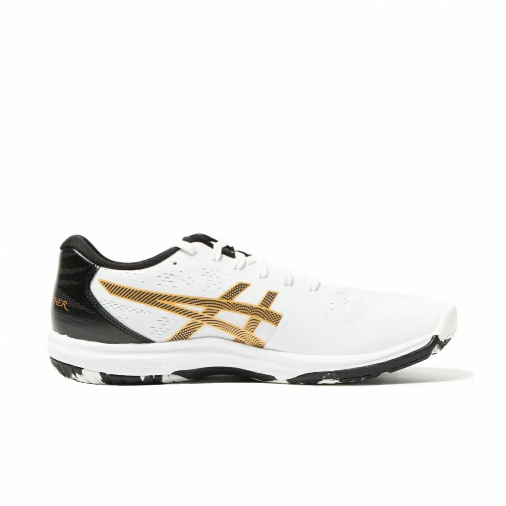 Кроссовки для настольного тенниса «DYNAFEATHER» от ASICS, White X Black — фото 2