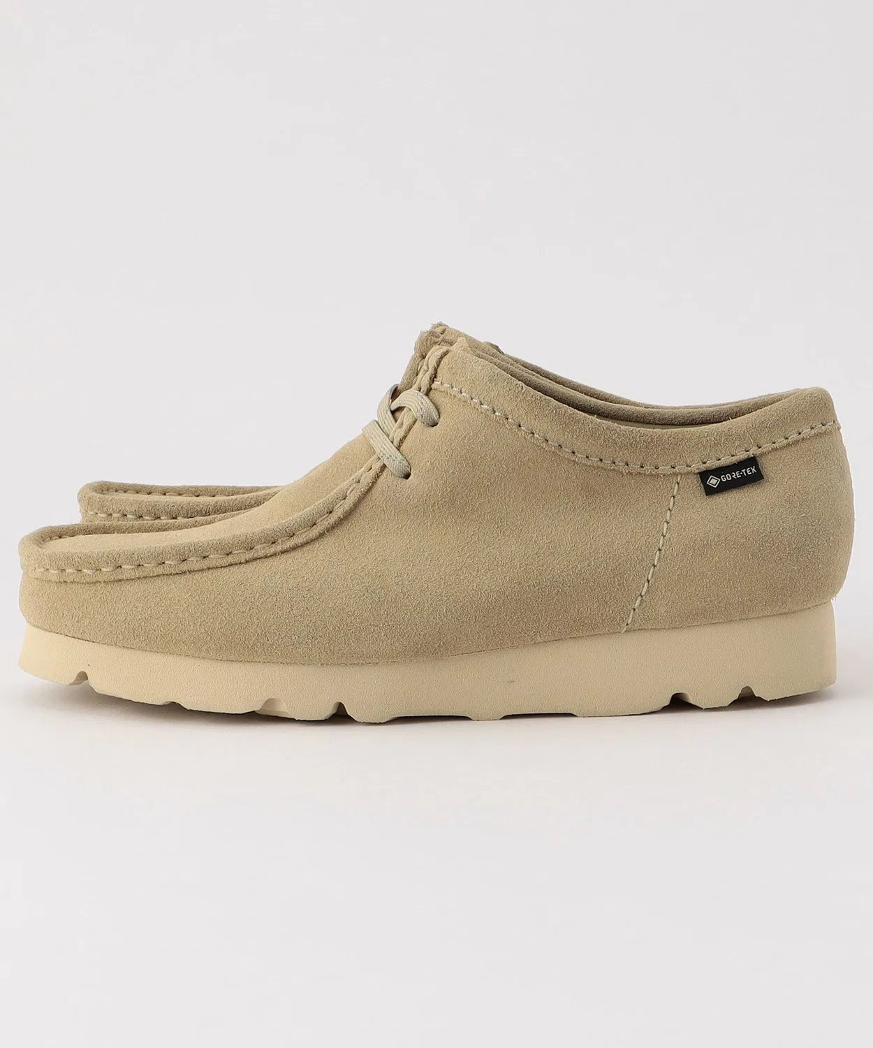 Кроссовки Wallabee GTX Clarks на шнуровке, верблюжий — фото 3