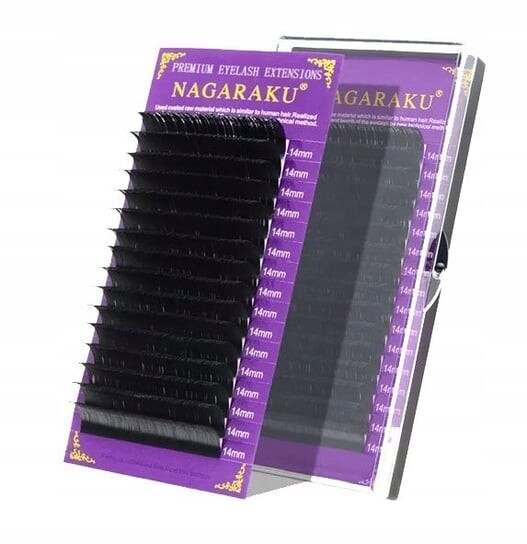 

Ресницы Nagaraku Premium Mink D 0,05 8 мм 16 полосок