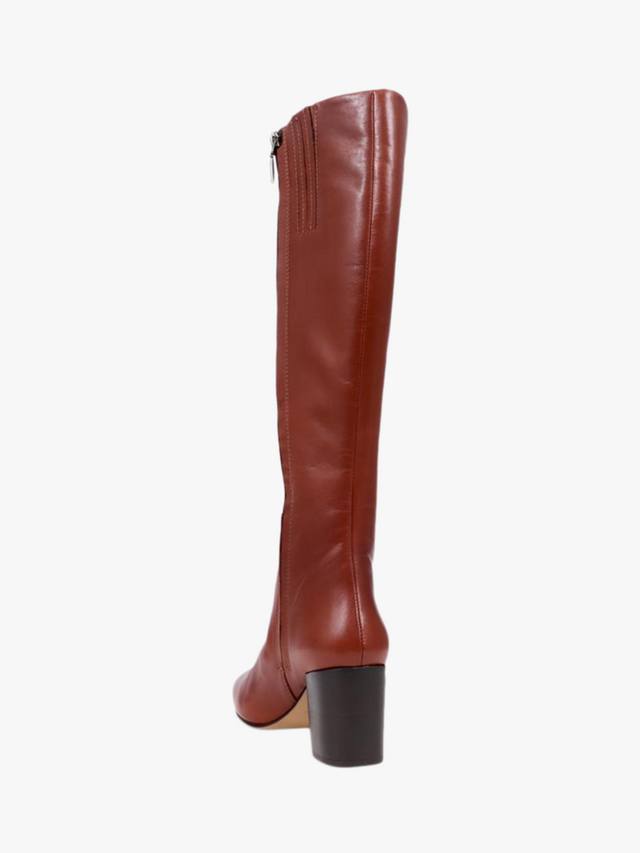 Длинные кожаные сапоги neptune slim шириной до икр Jones Bootmaker, желто-коричневый — фото 3