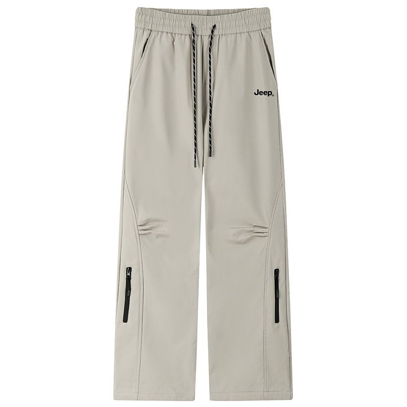 

Мужские повседневные брюки прямого кроя, утепленные и на флисовой подкладке Jeep, бежевый серый (097 fleece-lined)