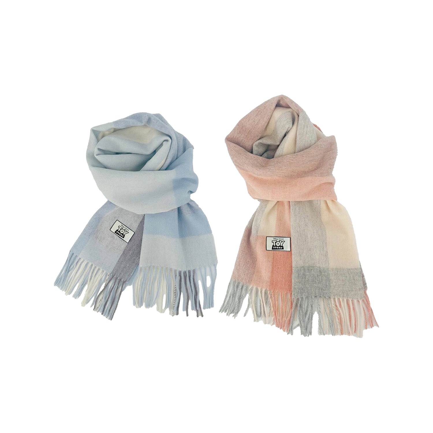 

Disney Вязаный шарф унисекс, 2 Pack (Light Blue+Pink)