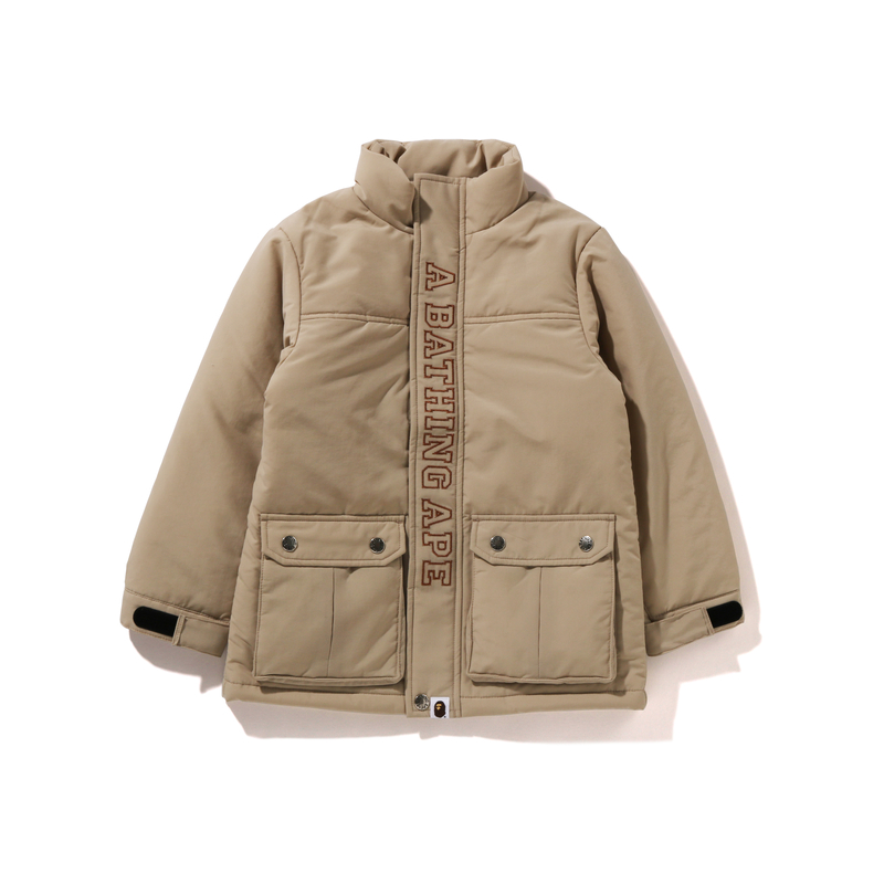 Куртки и пальто для детей 3-7 лет A BATHING APE, бежево-желтый BGX — фото 4