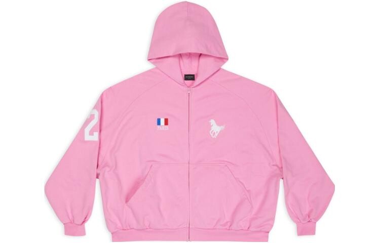 

Толстовка унисекс розовая Balenciaga, розовый