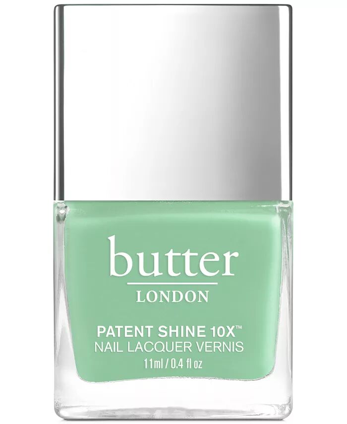 

Лак для ногтей Patent Shine 10X, 0,4 унции Butter London, цвет Good Vibes (soft sage crème)