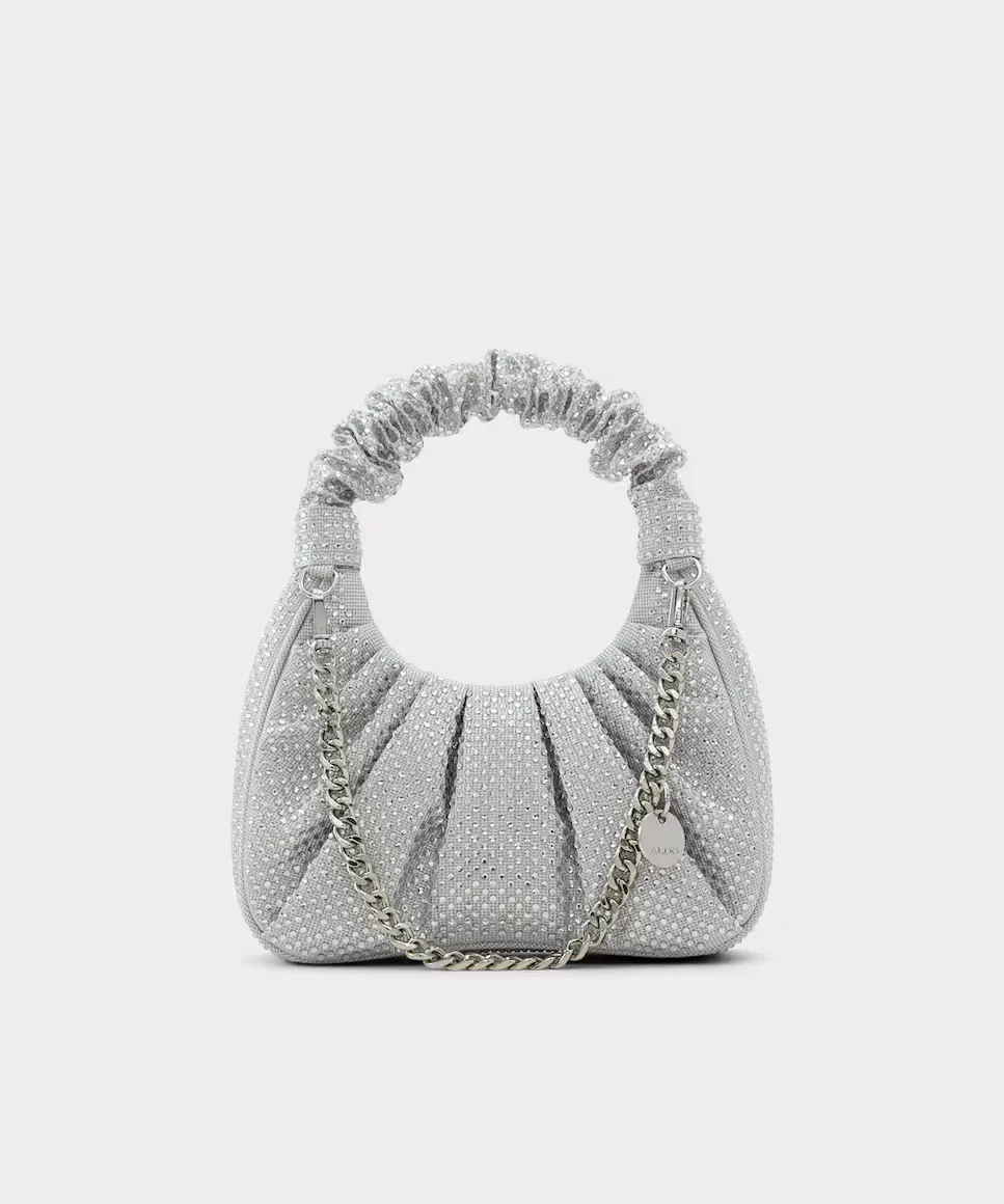 

Сумочка с магнитной застежкой Aldo, серебряный, Серебристый, Сумочка с магнитной застежкой Aldo, серебряный