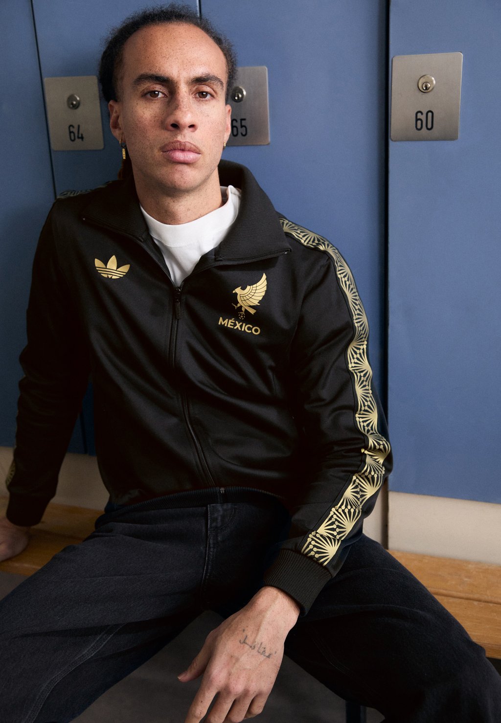 

Тренировочная куртка MEXICO 2025 JACKET - National team wear Adidas Originals, черный