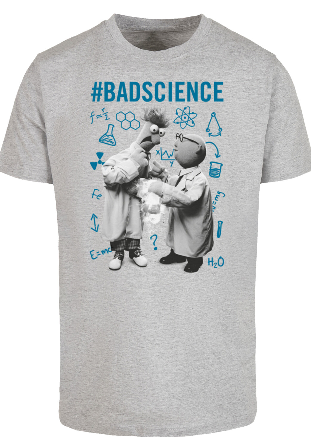 

Футболка F4NT4STIC Disney Muppets #BadScience, цвет grau meliert