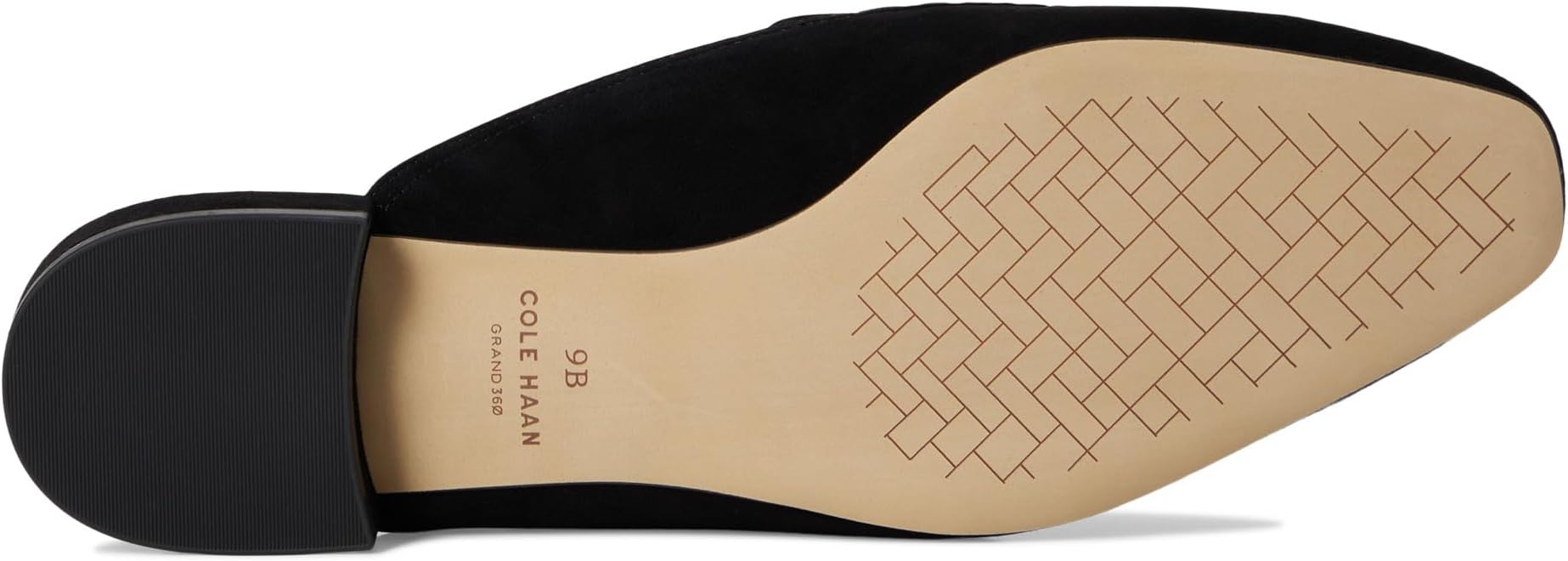 Лоферы Cole Haan Pollina Scalloped Mule Loafers, цвет Black Suede — фото 3
