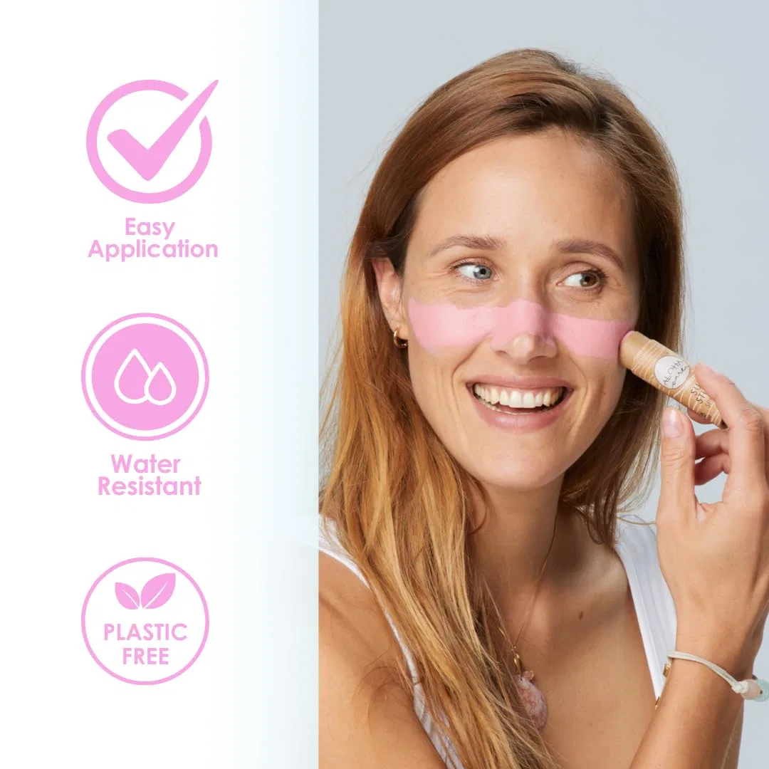 Минеральный солнцезащитный стик Aloha Sun Stick SPF 50+ для лица Aloha Care, Pink — фото 3
