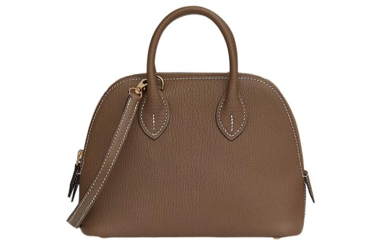 

Сумка-боулинг Bolide Mysore Goat Skin, сумка через плечо, женская, мини, слон, серая HERMES