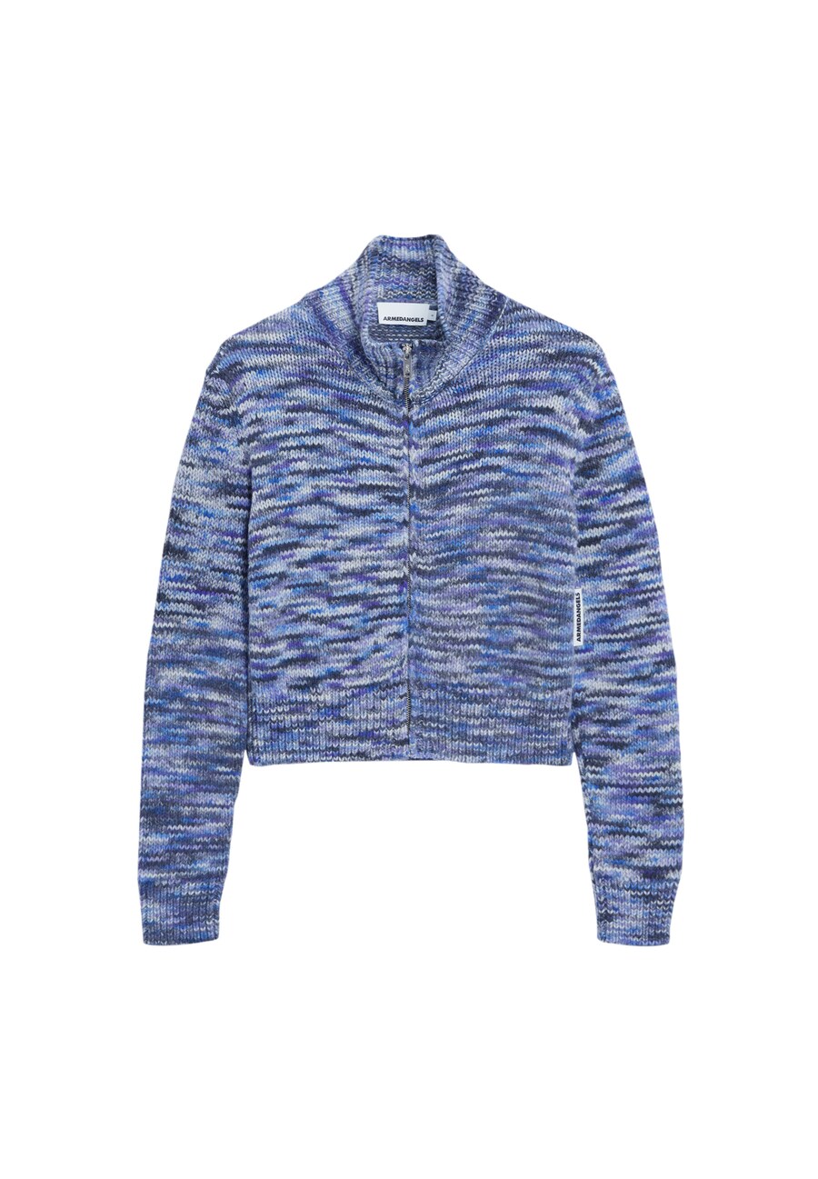 

Вязаный кардиган ARMEDANGELS JOELAA PRINTED, синий