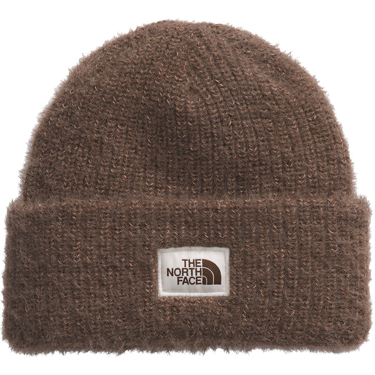 

Вязаная шапка Salty bae с подкладкой The North Face, коричневый